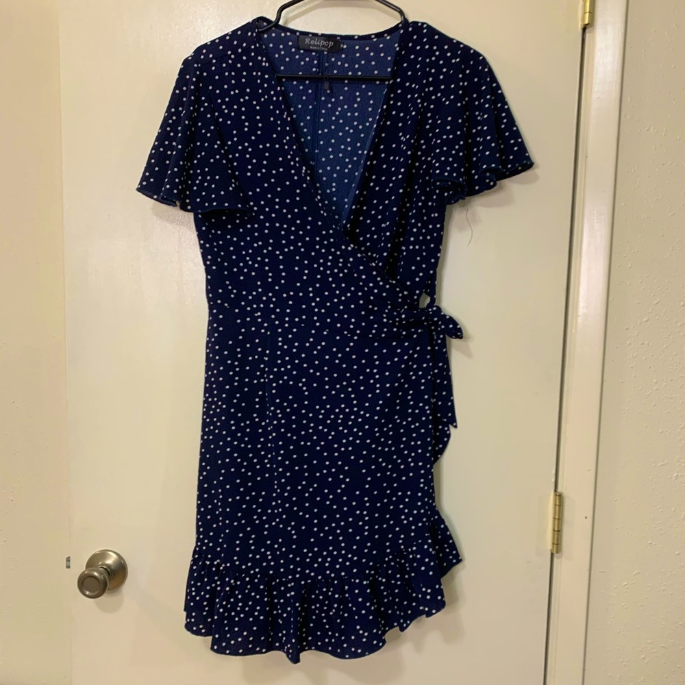 Polka dot Wrap Dress